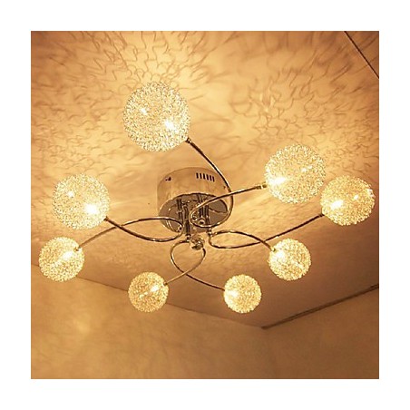 Montaj încastrat din cristal galvanizat modern și contemporan Montaj încastrat din cristal galvanizat modern și contemporan