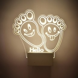 Acrilic Lampă PVC Lampă Light Chip Modern Contemporan Metal