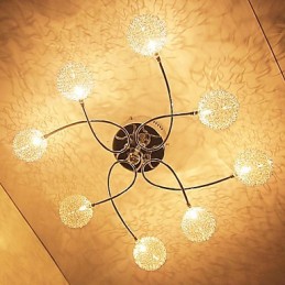 Montaj încastrat din cristal galvanizat modern și contemporan
