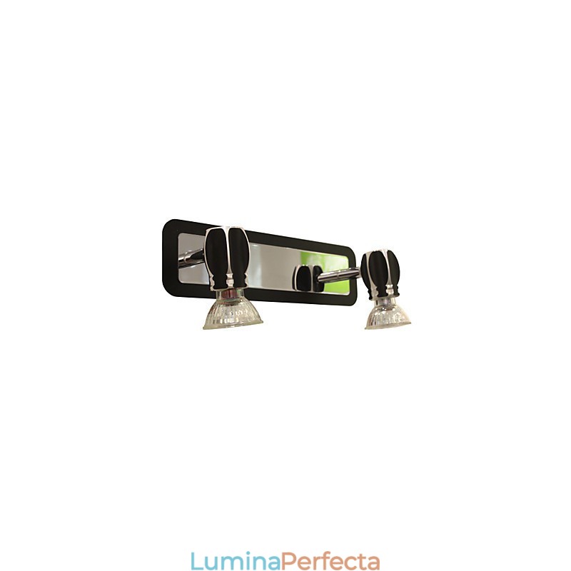 Lumini Moderne Negre De Perete Lumini De Baie Cu 2 Lumini