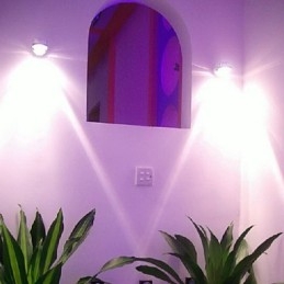 Aplică modernă de perete cu lumină împrăștiată Design științific
