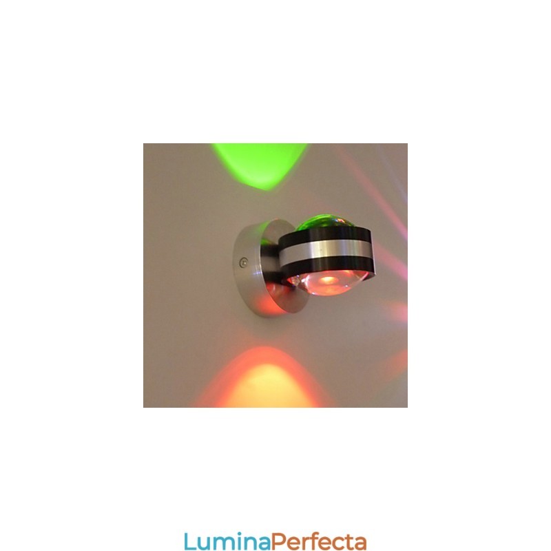 Lumini scari Aplice duble fata din aluminiu Metal modern contemporan