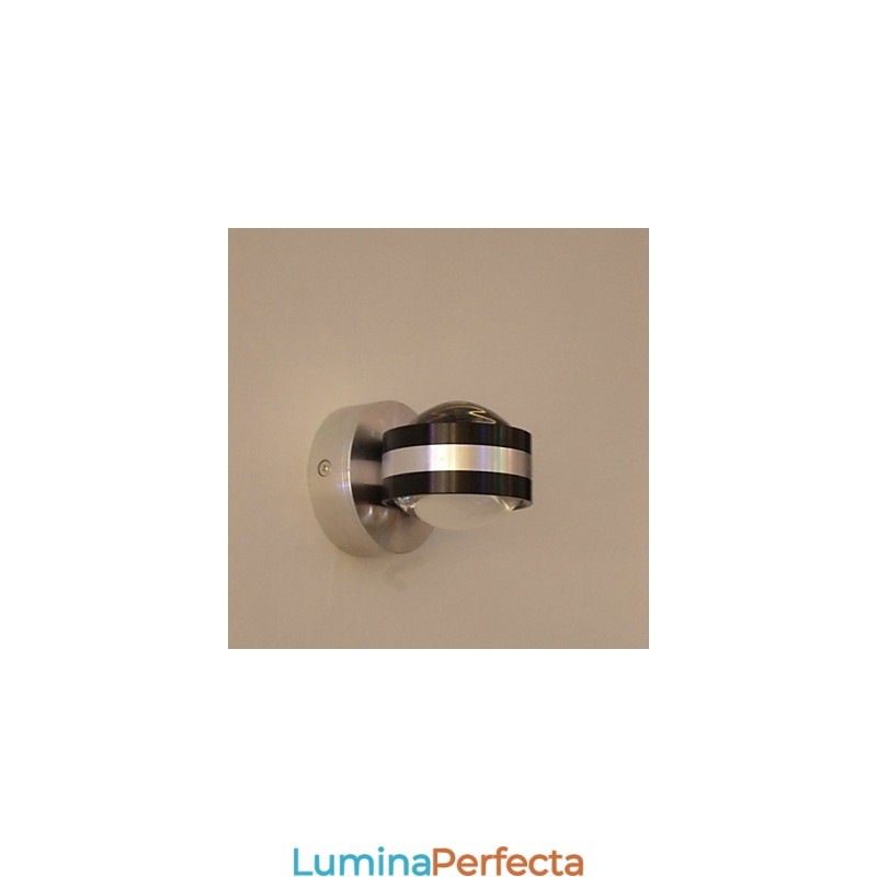 Lumini scari Aplice duble fata din aluminiu Metal modern contemporan