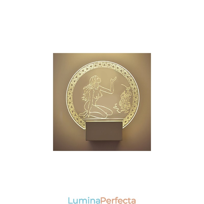Acrilic Lampă PVC Lampă Lumină Chip Modern Contemporan Metal 5W