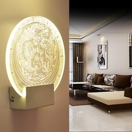 Aplice PVC Lampă Lumină Modern Contemporan Metal