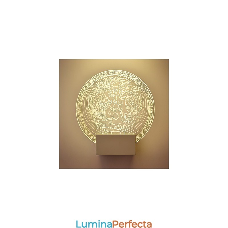 Aplice PVC Lampă Lumină Modern Contemporan Metal