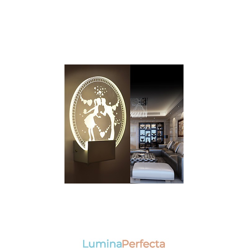 Acrilic Lampă PVC Lampă Modern Contemporan Metal