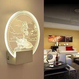 Acrilic Lampă PVC Lampă Modern Contemporan Metal