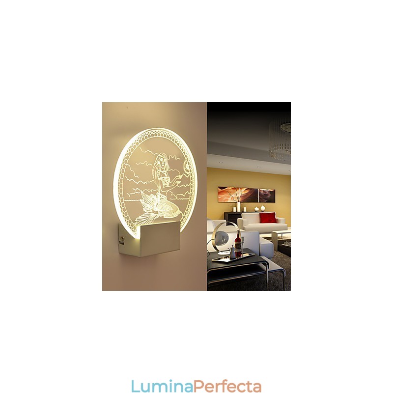 Acrilic Lampă PVC Lampă Modern Contemporan Metal
