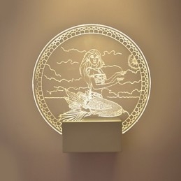Acrilic Lampă PVC Lampă Modern Contemporan Metal