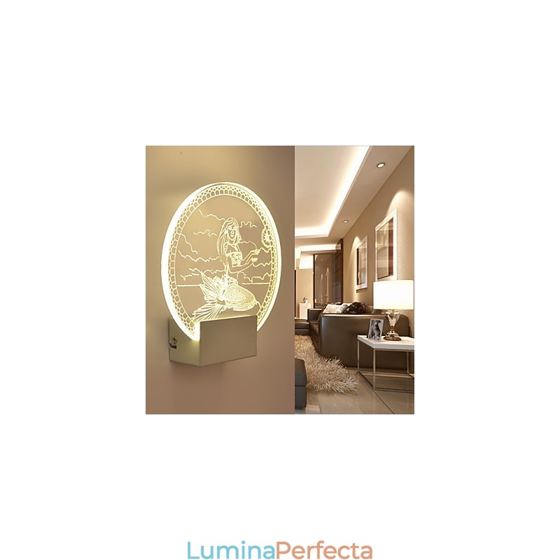 Acrilic Lampă PVC Lampă Modern Contemporan Metal