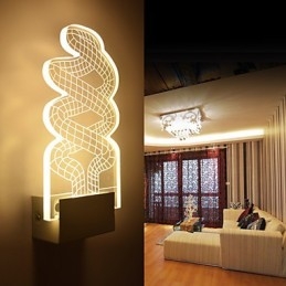 Acrilic Lampă PVC Lampă Light Chip Modern Contemporan Metal