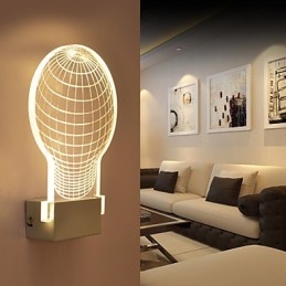 Acrilic Lampă PVC Lampă Light Chip Modern Contemporan Metal