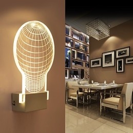 Acrilic Lampă PVC Lampă Light Chip Modern Contemporan Metal