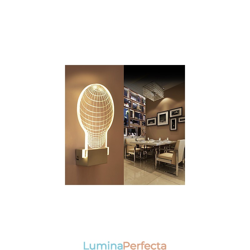 Acrilic Lampă PVC Lampă Light Chip Modern Contemporan Metal