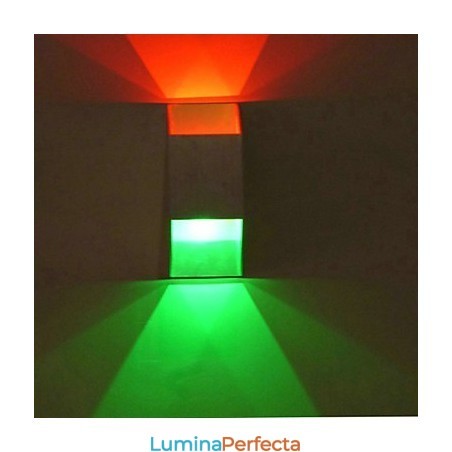 Aplice de Perete Model Bar Creativ Trapezoidal Dublu Modern Contemporan Metal
