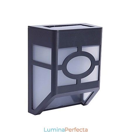 Lampă de perete cu 2 felinare, cu energie solară, galben cald Lampă de perete cu 2 felinare, cu energie solară, galben cald