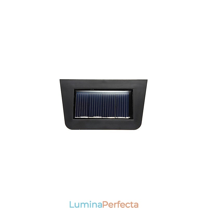 Lampă de perete cu 2 felinare, cu energie solară, galben cald