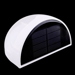 Lampă solară impermeabilă IP55 alb + negru