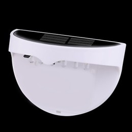 Lampă solară impermeabilă IP55 alb + negru