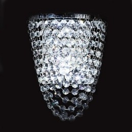 Aplice de perete cu montare încastrabilă din cristal Metal modern contemporan