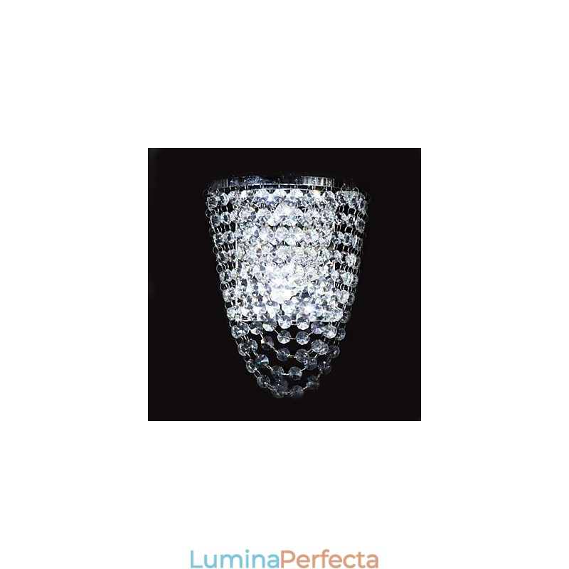 Aplice de perete cu montare încastrabilă din cristal Metal modern contemporan