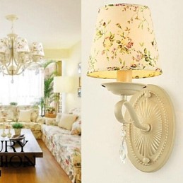 Applique de perete în stil mini din cristal, metal modern contemporan
