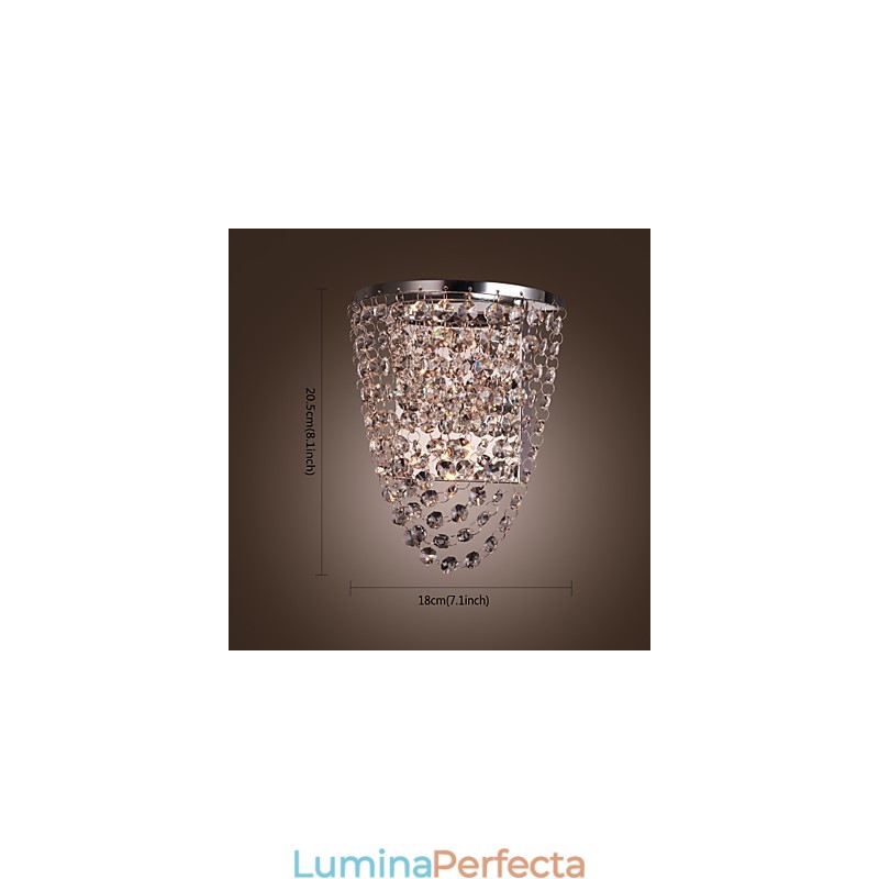 Mașini de spălat de perete din cristal Modern Metal
