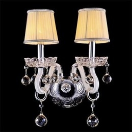 Applique de perete în stil mini de cristal Lumânare Applique Sticla modernă contemporană