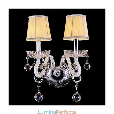 Applique de perete în stil mini de cristal Lumânare Applique Sticla modernă contemporană Applique de perete în stil mini de cristal Lumânare Applique Sticla modernă contemporană