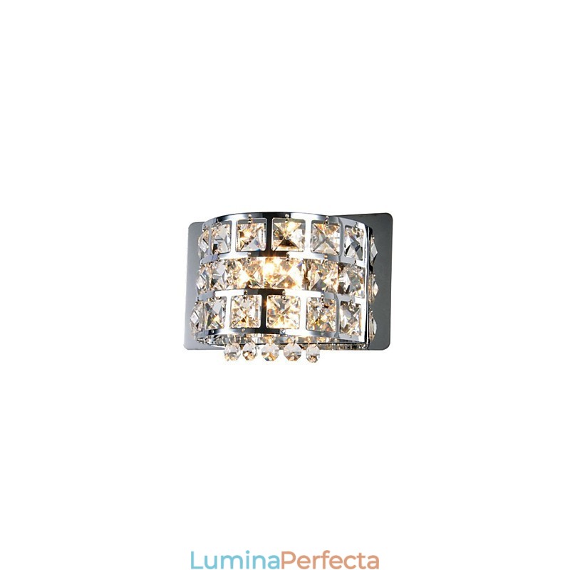 Aplice de perete cu montare încastrabilă din cristal Modern Contemporan G4 Metal