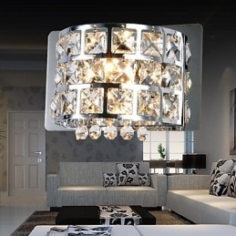 Aplice de perete cu montare încastrabilă din cristal Modern Contemporan G4 Metal