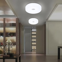 Plafoniere rotunde cu montare încasată, metal modern contemporan