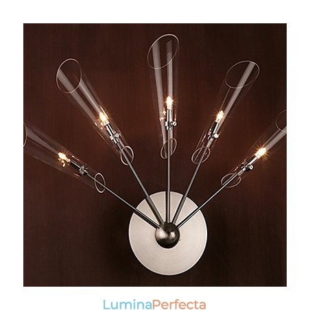 Aplică artistică din cristal cu 5 lumini Aplică artistică din cristal cu 5 lumini