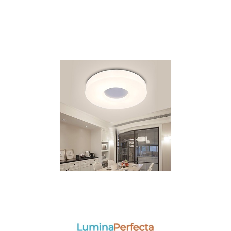 Plafoniere rotunde cu montare încasată, metal modern contemporan