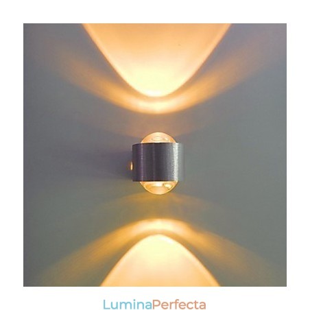 Aplice de perete cu montare încasată, metal modern contemporan