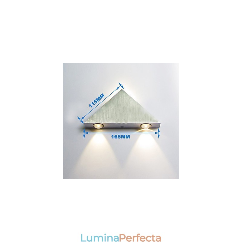 Aplice de perete cu montare încasată, metal modern contemporan