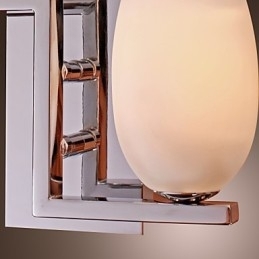Lampă de perete din cristal cu abajur în formă de sticlă cu 2 lumini
