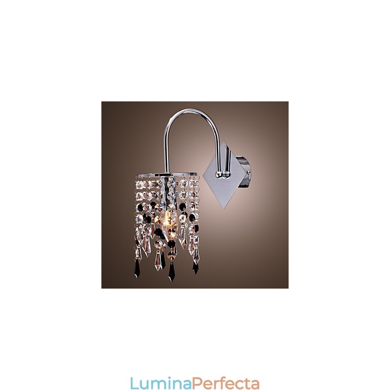 Lampă de perete cu picătură de cristal elegantă
