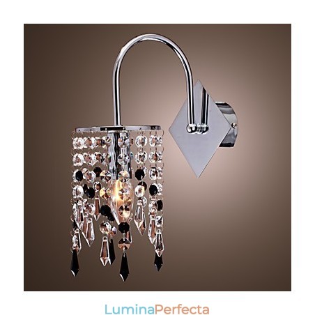 Lampă de perete cu picătură de cristal elegantă Lampă de perete cu picătură de cristal elegantă