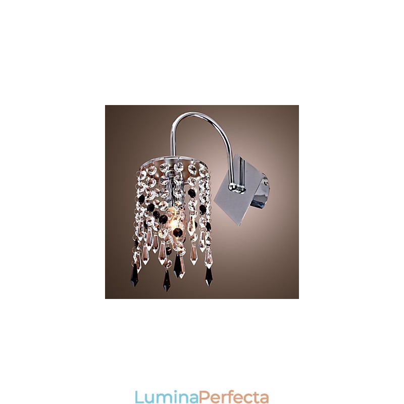 Lampă de perete cu picătură de cristal elegantă