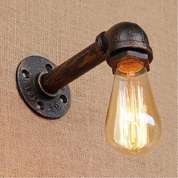 Nostalgia Țeavă de apă simplă Lampă decorativă de perete mică