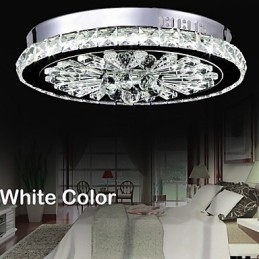 Crystal Flush Mount Modern Contemporan Living Pat Sufragerie Copii Metal