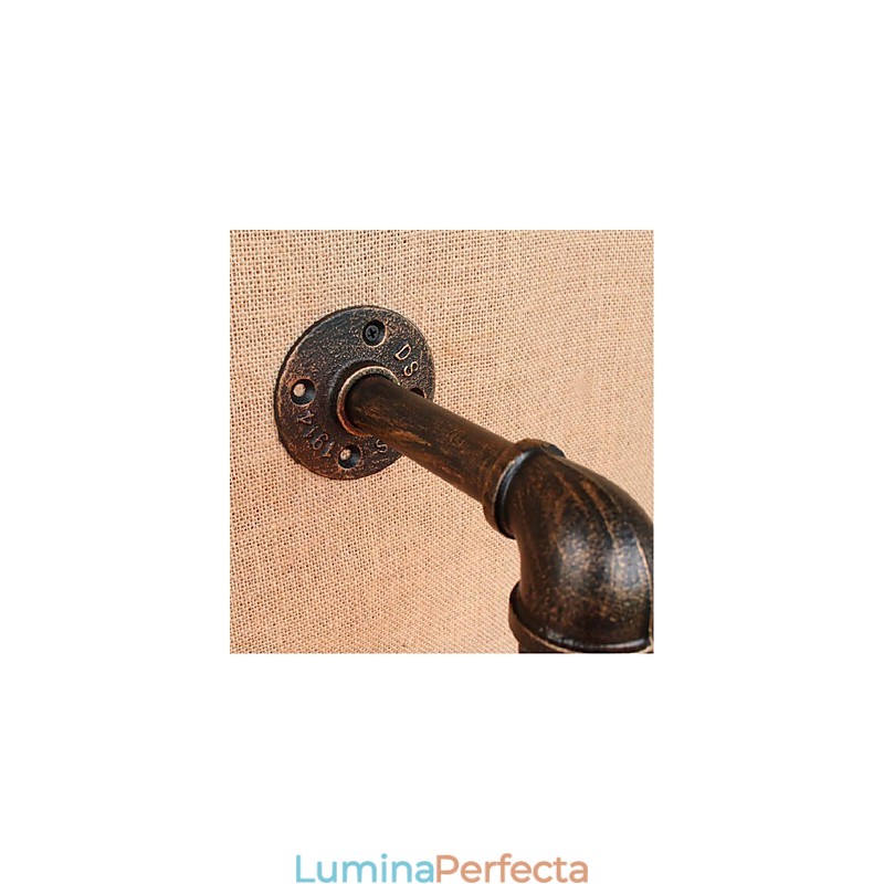 Nostalgia Țeavă de apă simplă Lampă decorativă de perete mică