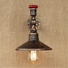 Caracteristică de pictură rustic Lodge pentru aplice de perete cu lumină ambientală