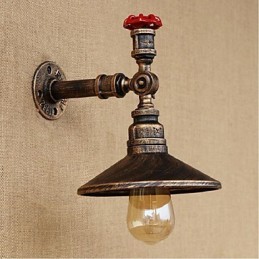 Caracteristică de pictură rustic Lodge pentru aplice de perete cu lumină ambientală