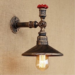 Caracteristică de pictură rustic Lodge pentru aplice de perete cu lumină ambientală
