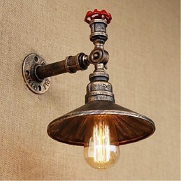Caracteristică de pictură rustic Lodge pentru aplice de perete cu lumină ambientală
