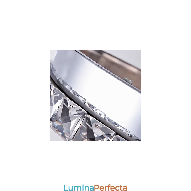 Crystal Flush Mount Modern Contemporan Living Pat Sufragerie Copii Metal