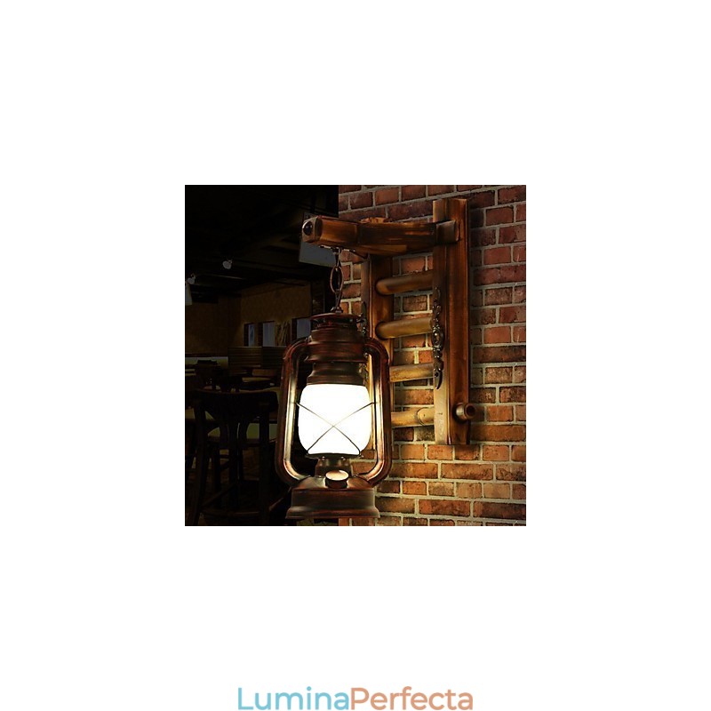 Nostalgie retro chinezească, iluminat creativ, lampă cu kerosen, felinare, aplice de perete